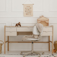 Versa Desk – modern youth desk in latte color