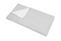 Stone gray linen waterproof changer to the UP! cot bed 