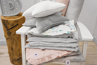 True stripes linen set of duvet and pillow covers L