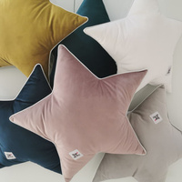  Velvet  Pillow star Lavender
