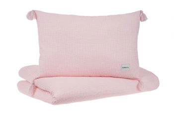 Cushion and bedspread set rose