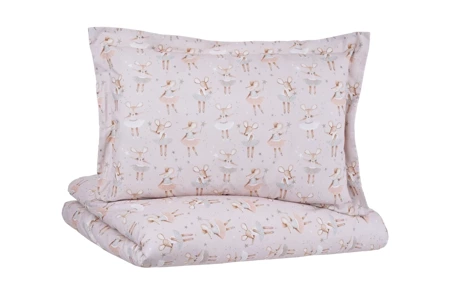 Children's bedding "Ballet Blush" cotton 100x135 cm