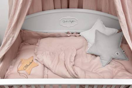 Dusty pink linen bedding with filling size M