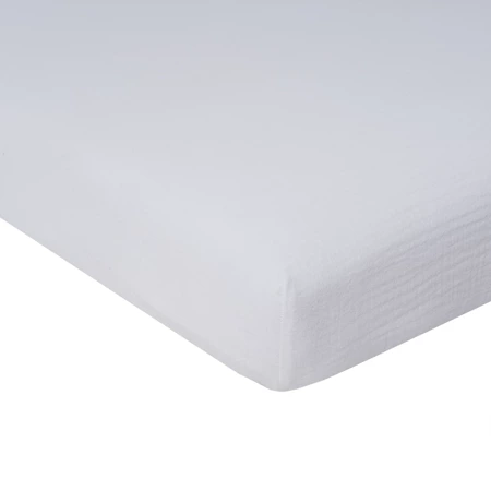 Snow muslin bed sheet 60x120