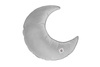 Velvet Pillow Moon Silver