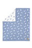 Cotton Child's blanket Steel Blue