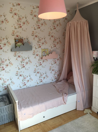 Dusty pink Bettwäsche bezüge aus Leinenstoff L