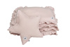 Dusty pink  linen pillow star