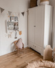 Ines elegant white Zweitüriger Schrank hoch