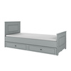 Ines neutral gray bed 90x200