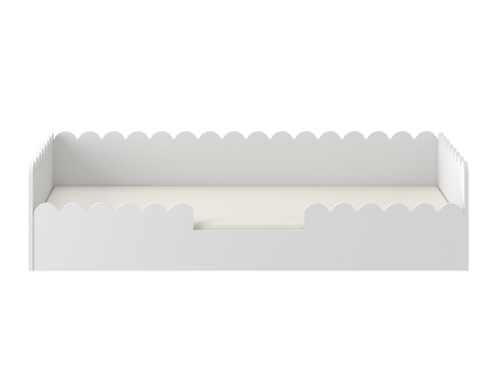 Book Nook snow children’s bed in Montessori style 80x160 with a drawer