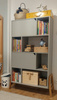 Lotta gray bookcase
