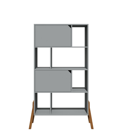 Lotta gray bookcase
