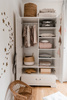 Ines elegant white Zweitüriger Schrank hoch