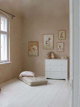 Royal timeless white 3-drawer chest