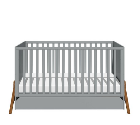 Lotta gray łóżeczko 70x140 z funkcją tapczanika