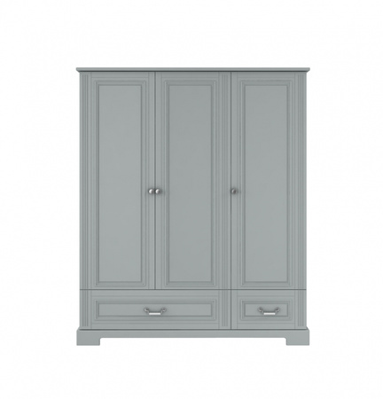 Ines neutral gray Dreitüriger Schrank