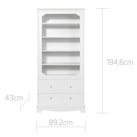 Royal latte bookcase