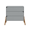 Lotta gray 3-drawer chest
