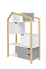 Manhattan Phoebe gray bookcase
