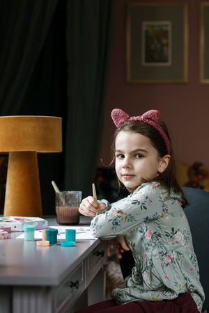 Ines neutral gray desk