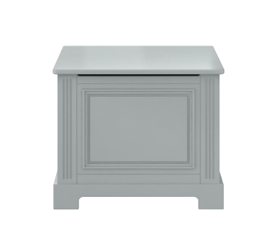 Ines neutral gray toy box