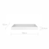 Pinette / Lotta snow Schublade zum Bett 90x200