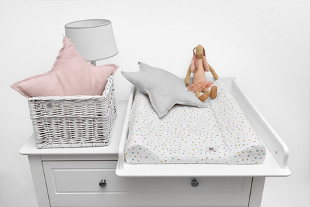 Dusty pink Linen Sternenkissen