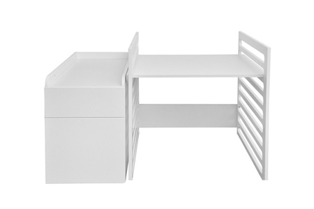 UP! snow 70x120 convertible baby cot – extends to 160 cm with Desk