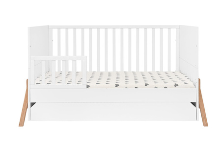 Bellamy Lotta/ Royal toddler bed rail snow/ timeless white