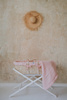 Set: Moses Basket Meeko with mattress+stand+textiles Candy