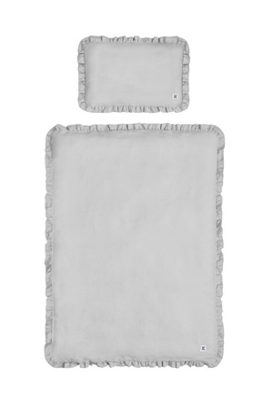 Stone gray lniana pościel 2-el z wypełnieniem S