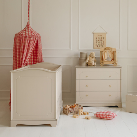 Royal latte 3-drawer chest