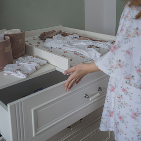 Ines elegant white Wickelkommode