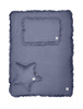 Navy blue linen bedding with filling size S