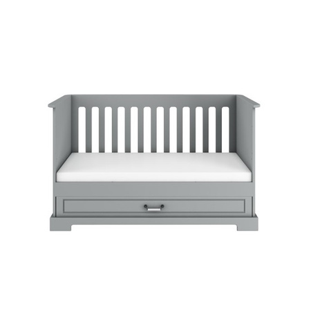 Ines neutral gray Kinderbett 70 x140 mit Sofafunktion