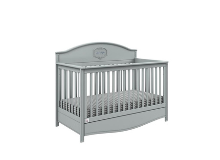 Good Night neutral gray Kinderbett 70x140