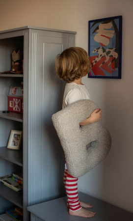 Ines neutral gray toy box