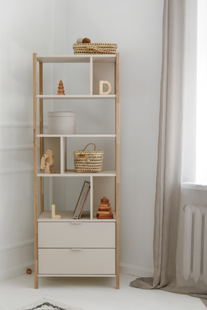 Versa Tall Bookcase – modern tall bookcase for kids’ and teens’ rooms