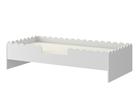 Book Nook snow children’s bed in Montessori style 80x160 with a drawer