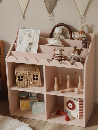 Regał Montessori Book Nook sunset– regał dziecięcy na książki i zabawki