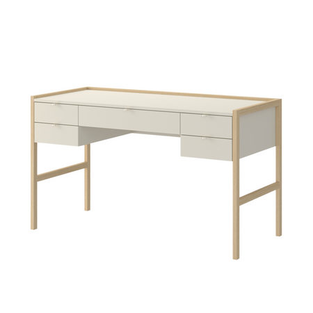 Versa Desk – modern youth desk in latte color