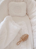 Set: Moses Basket Meeko with mattress+stand+textiles  Golden dots