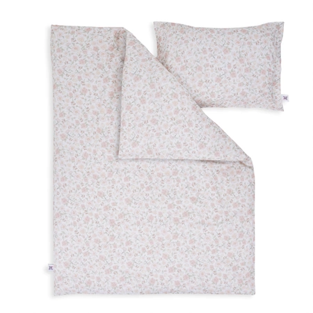 Kinderbettwäsche "Blooming Rose" Baumwolle 100x135 cm