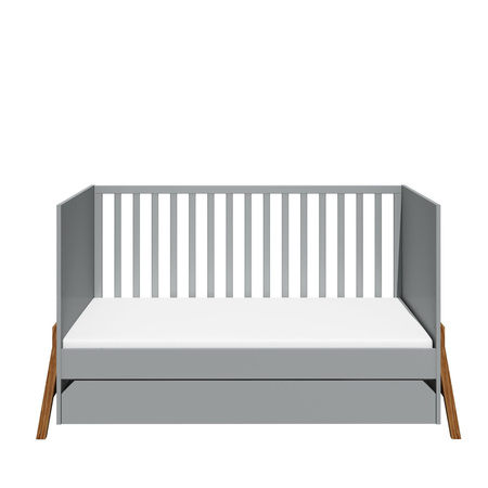 Lotta gray łóżeczko 70x140 z funkcją tapczanika