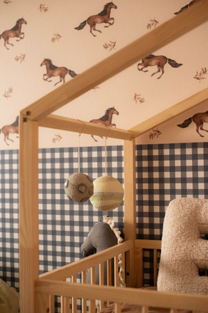 Dream Nest pine Hausbett 80x160 mit zwei Schutzbarrieren