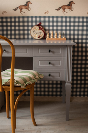 Ines neutral gray Schreibschrank