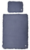 Navy blue Linen Bettwäsche mit Auffüllung S 