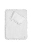 Snowy white linen  bedding with filling size L