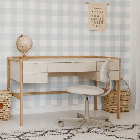 Versa Desk – modern youth desk in latte color